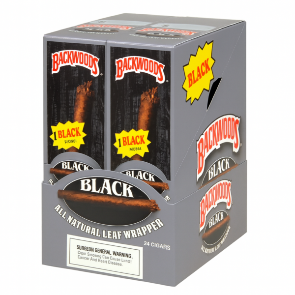 Backwoods Black Cigars Single Pack of 24
