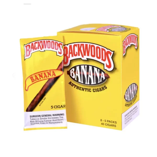 Backwoods Banana Cigars 8 Packs of 5