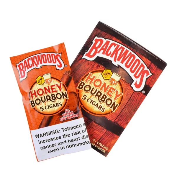 Backwoods Honey Bourbon Cigars 8 Packs of 5