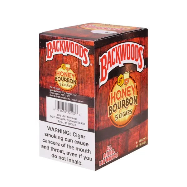 Backwoods Honey Bourbon Cigars 8 Packs of 5