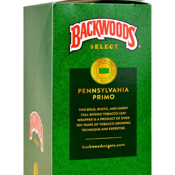 Backwoods Select Pennsylvania Primo cigars, 10 packs of 3