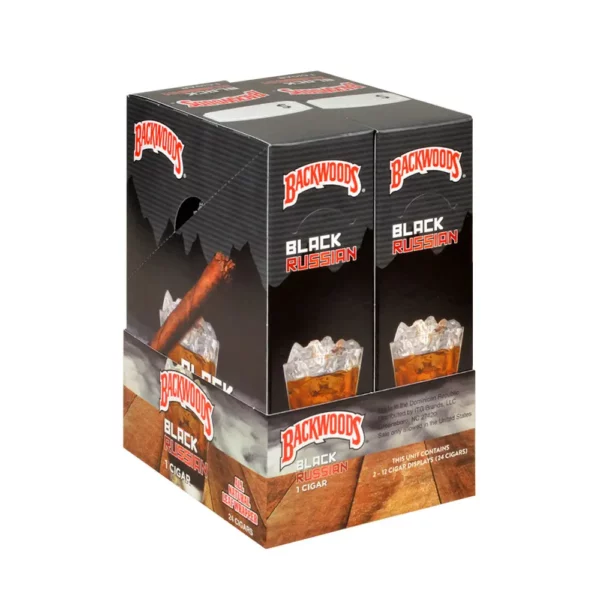 Backwoods Black Russian Cigars Single Pack of 24