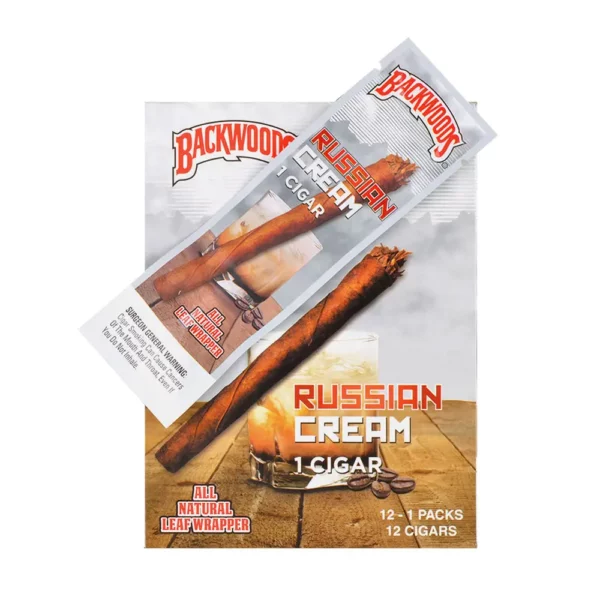 Backwoods Singles Russian Cream Cigars Pack of 24