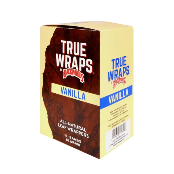 True Wraps Vanilla, 16 packs of 5