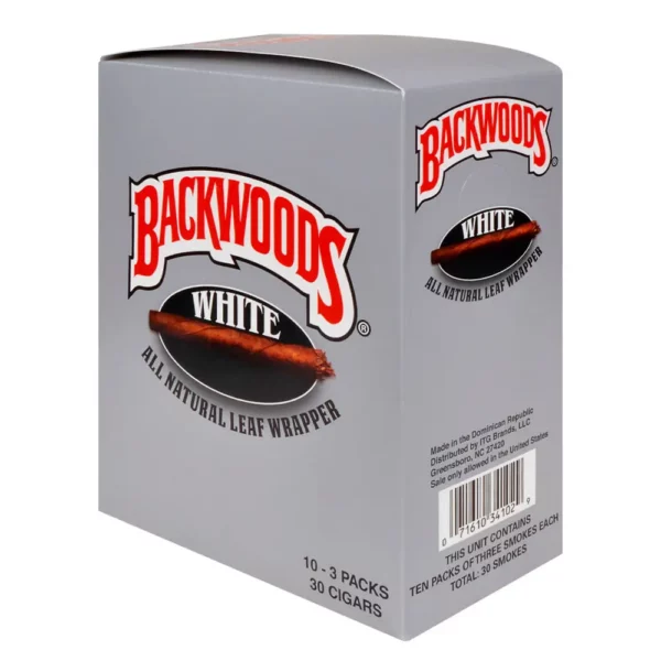 Backwoods White 10 packs of 3
